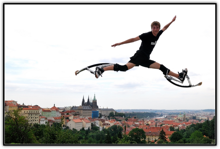 Skákací boty Poweriser jako dárek